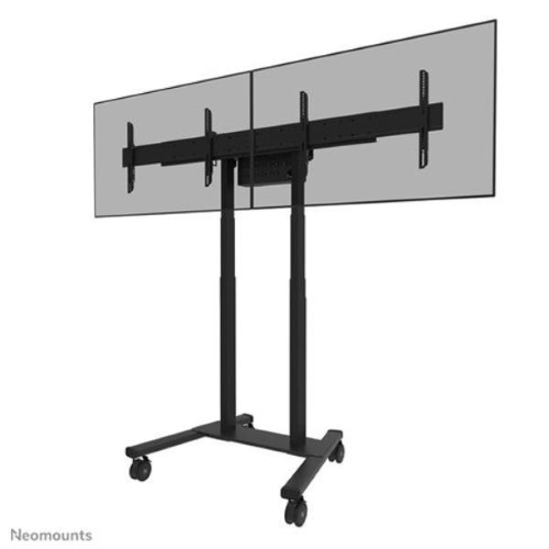 Neomounts ADM-875BL2 - Componente di montaggio (adattatore) - microregolabile - per 2 pannelli LCD / plasma - bloccabile - acciaio - nero - dimensione schermo: 42"-65" - installabile su supporto